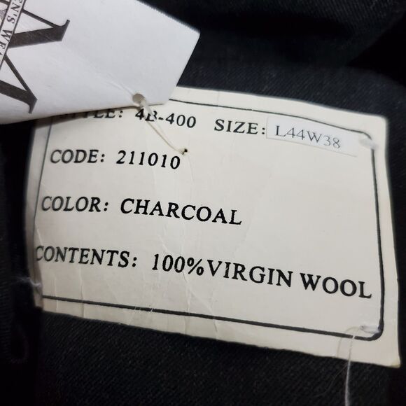 Bendetti Charcoal Blazer Size 44L 100% Virgin Wool NWT - Picture 9 of 11